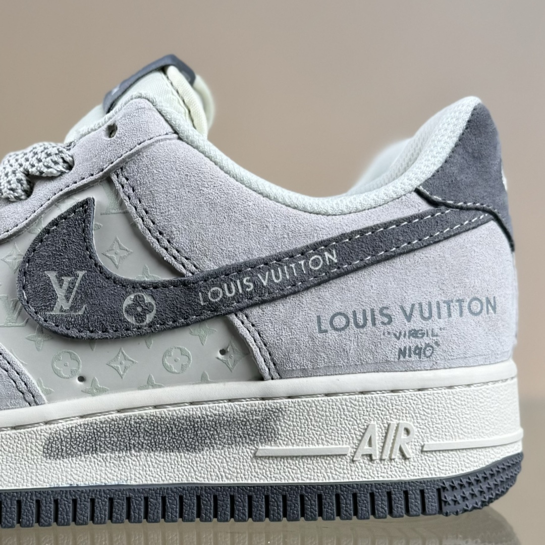 Nike Air Force 1'07 Low LV联名 双拼灰涂鸦 空军一号低帮休闲板鞋 CX5050-Y07