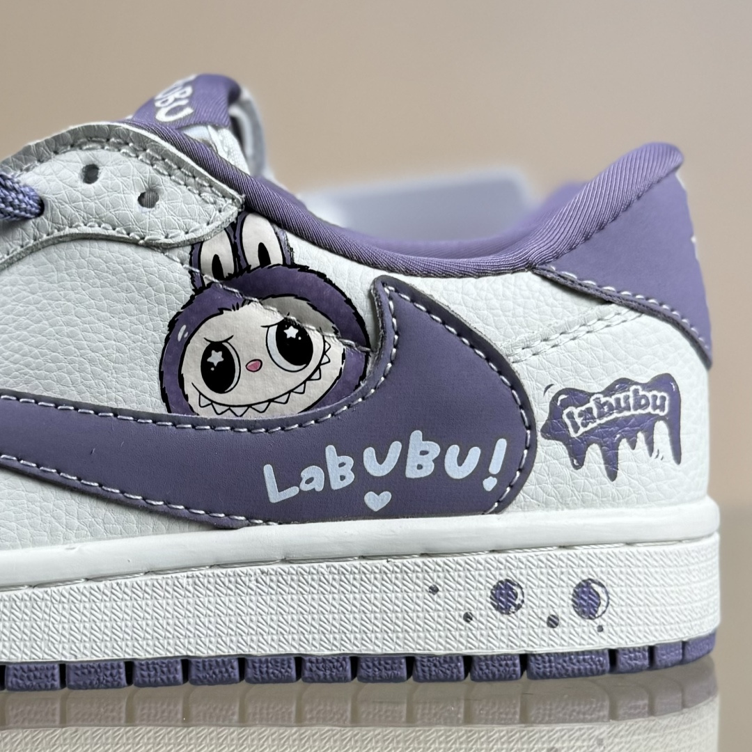 Nike Air Jordan 1 x Travis Scott AJ1倒勾 乔一倒钩 ‘DIY’定制 耐克 低帮文化篮球鞋 JW1188-164