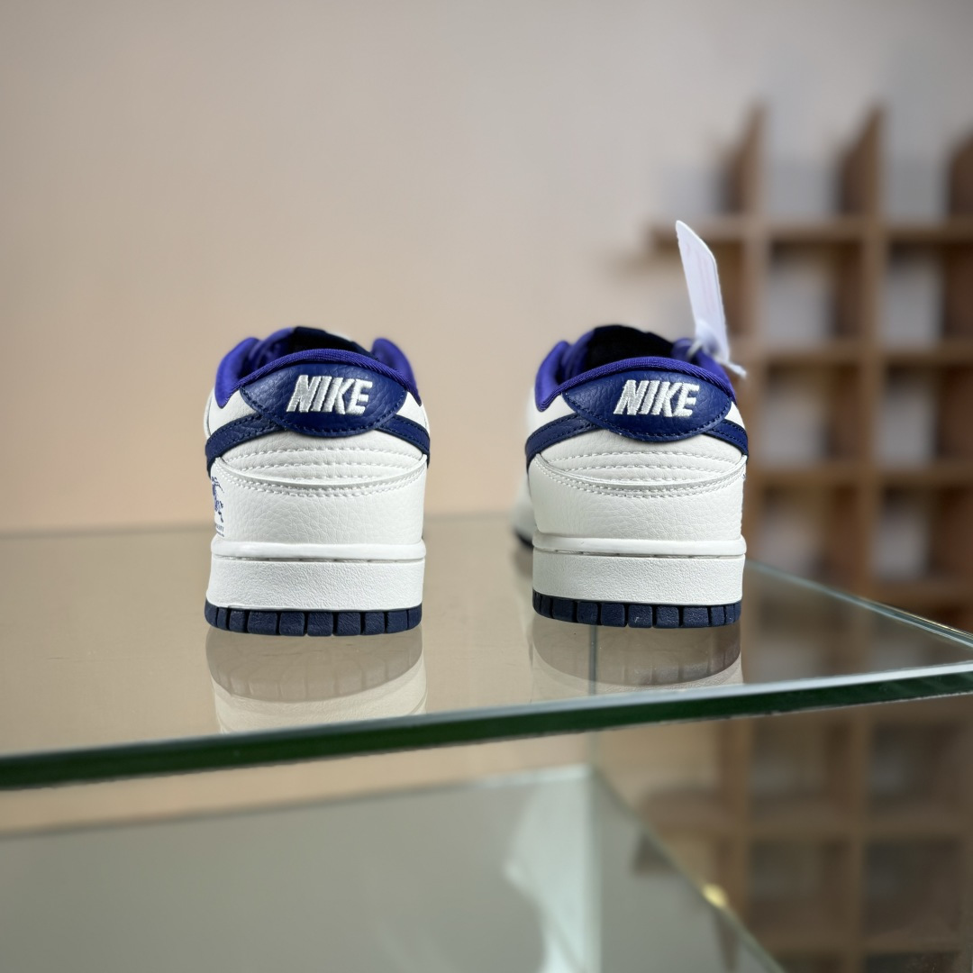 Nike SB Dunk Low 巴宝莉联名 白蓝复古拼接 高端定制 低帮休闲板鞋 SD6688-002