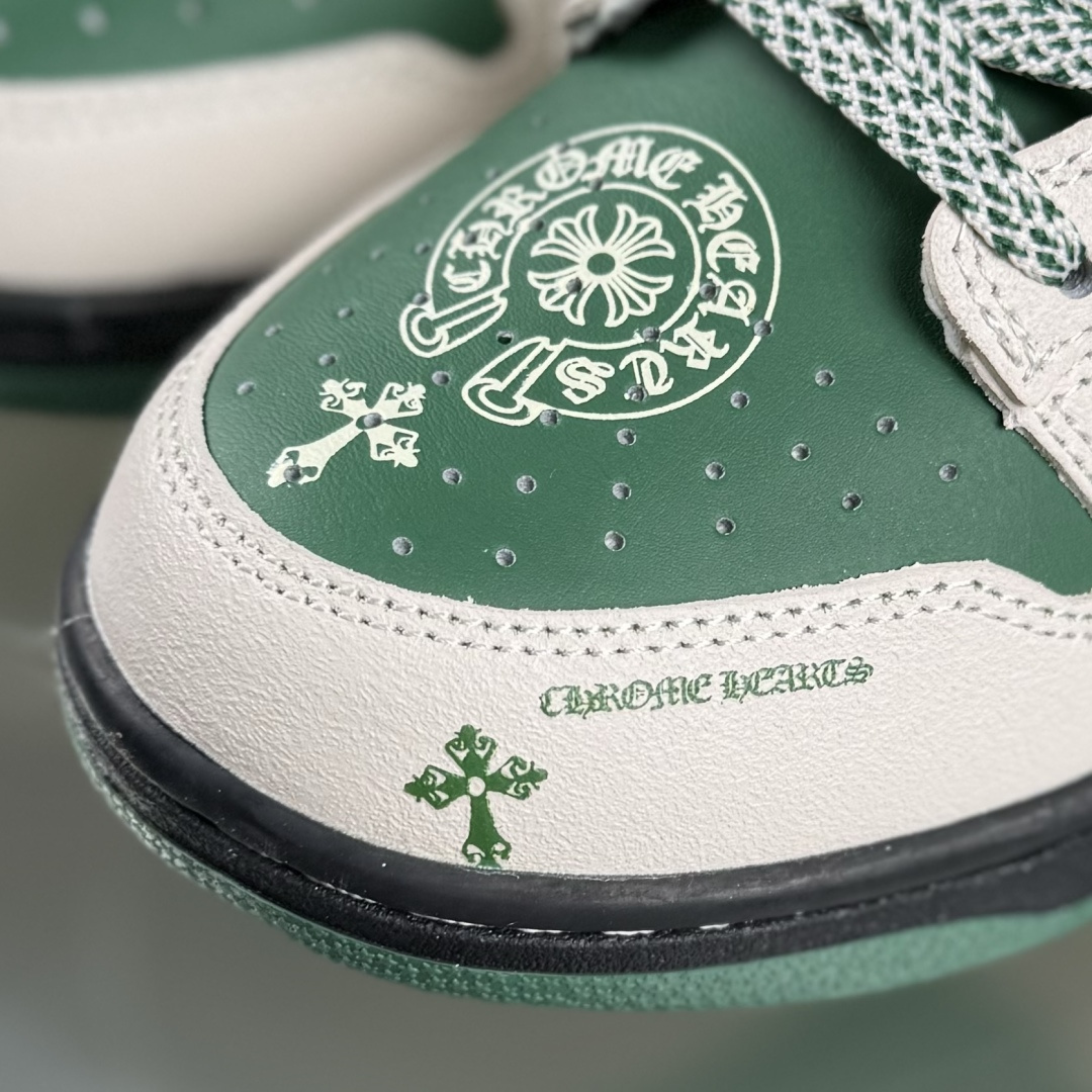 Nike SB Dunk Low“ 克罗心联名——绿黄鬼脸” 周年高端定制 低帮休闲板鞋 DG2025-002