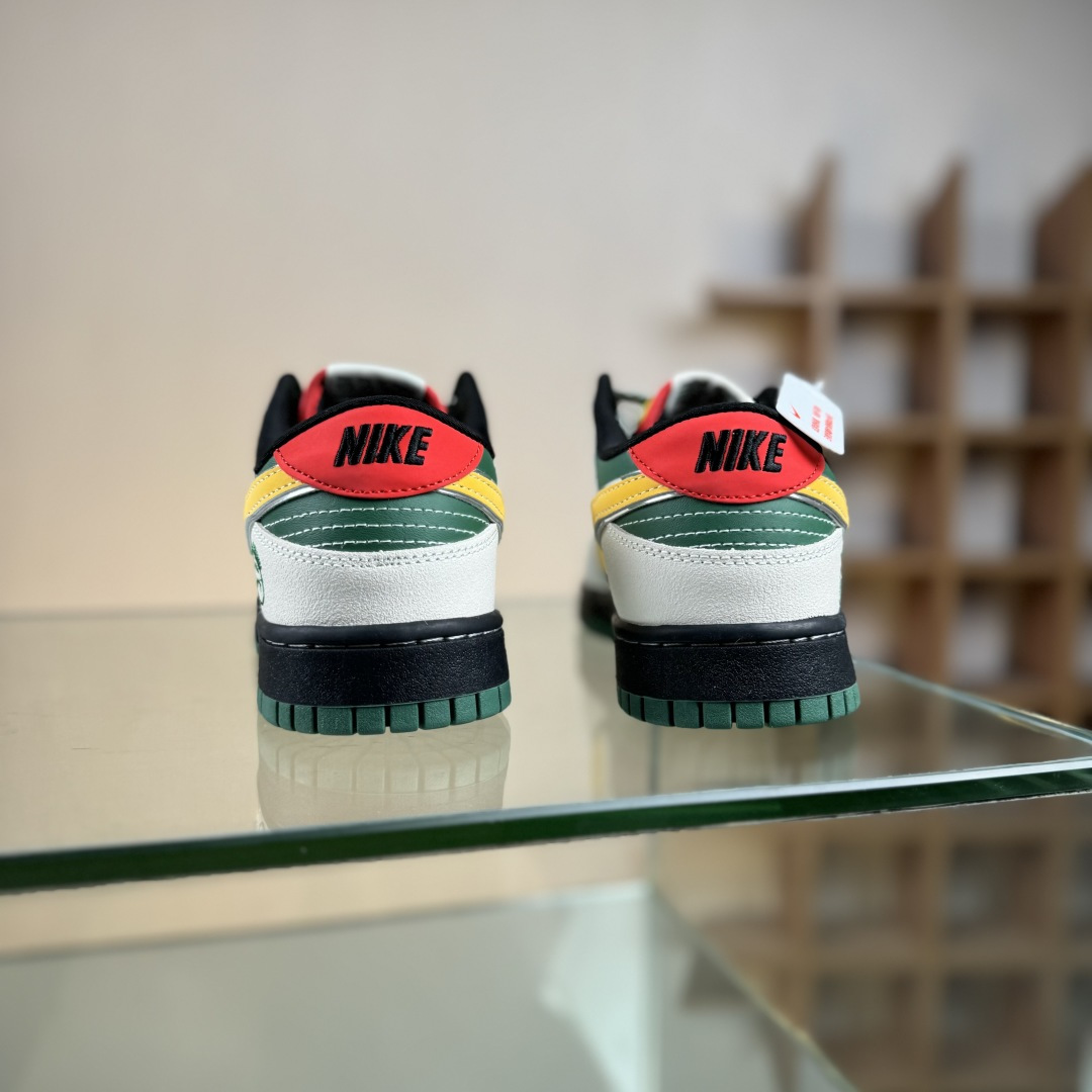 Nike SB Dunk Low“ 克罗心联名——绿黄鬼脸” 周年高端定制 低帮休闲板鞋 DG2025-002