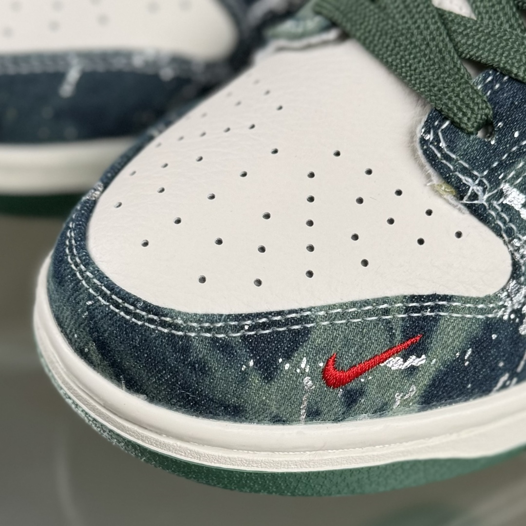 Nike SB Dunk Low BAPE联名 白军绿 周年高端定制 低帮休闲板鞋 SC0601-465