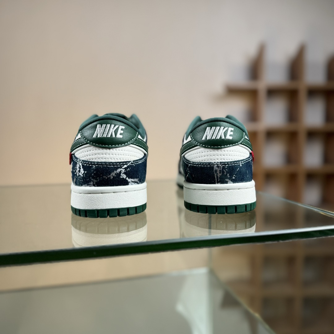 Nike SB Dunk Low BAPE联名 白军绿 周年高端定制 低帮休闲板鞋 SC0601-465