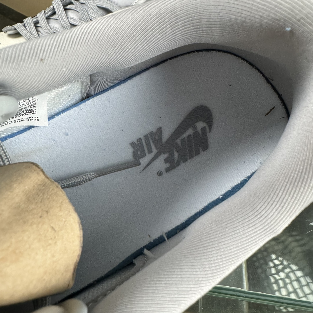 Travis Scott x Fragment Design x Air Jordan 1 Low OG SP AJ1 乔1 古驰联名 烟灰深蓝勾 低帮文化休闲板鞋 LD2025-023