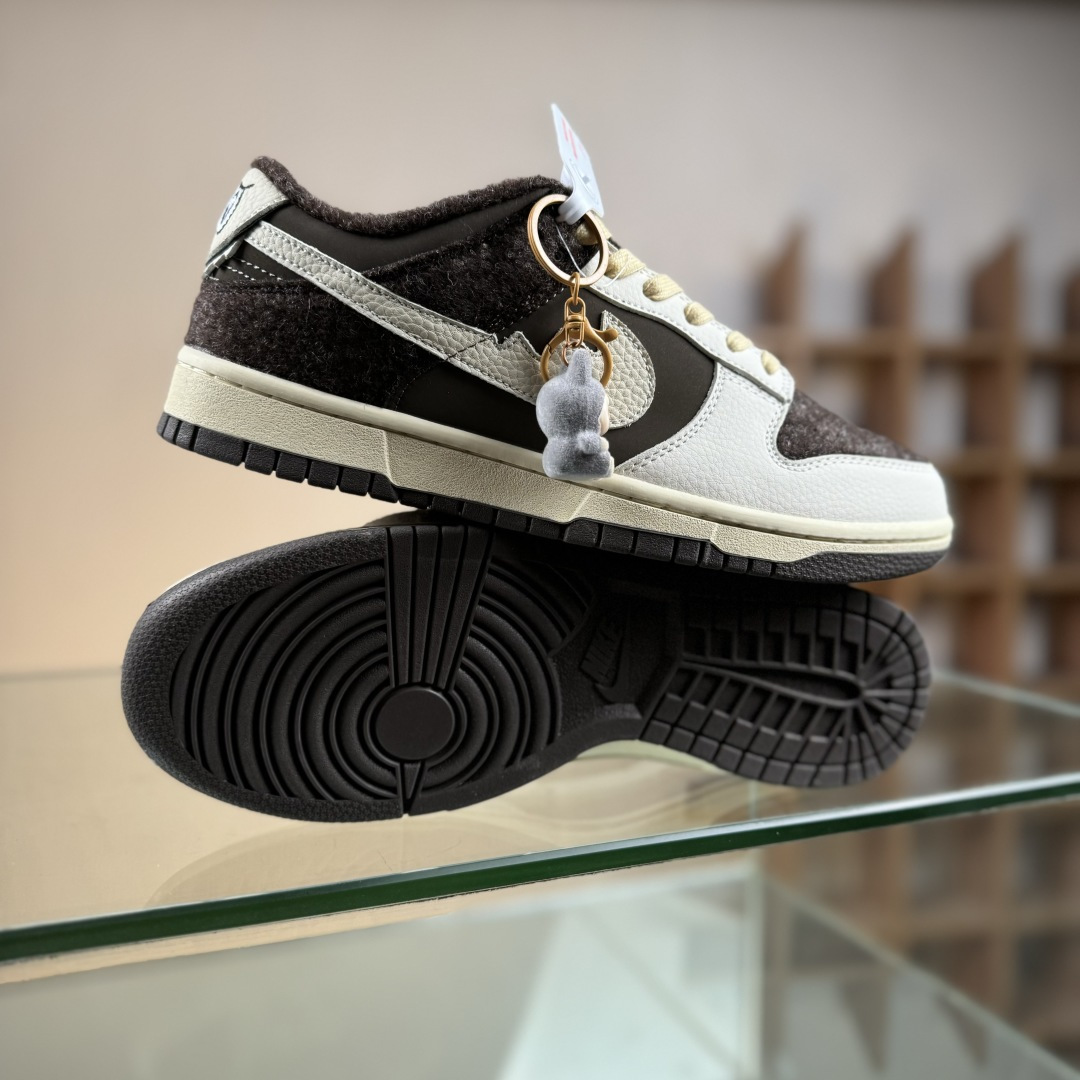 NIKE SB Dunk Low RETRO x LABUBU 白绿绒毛 DS6608-011