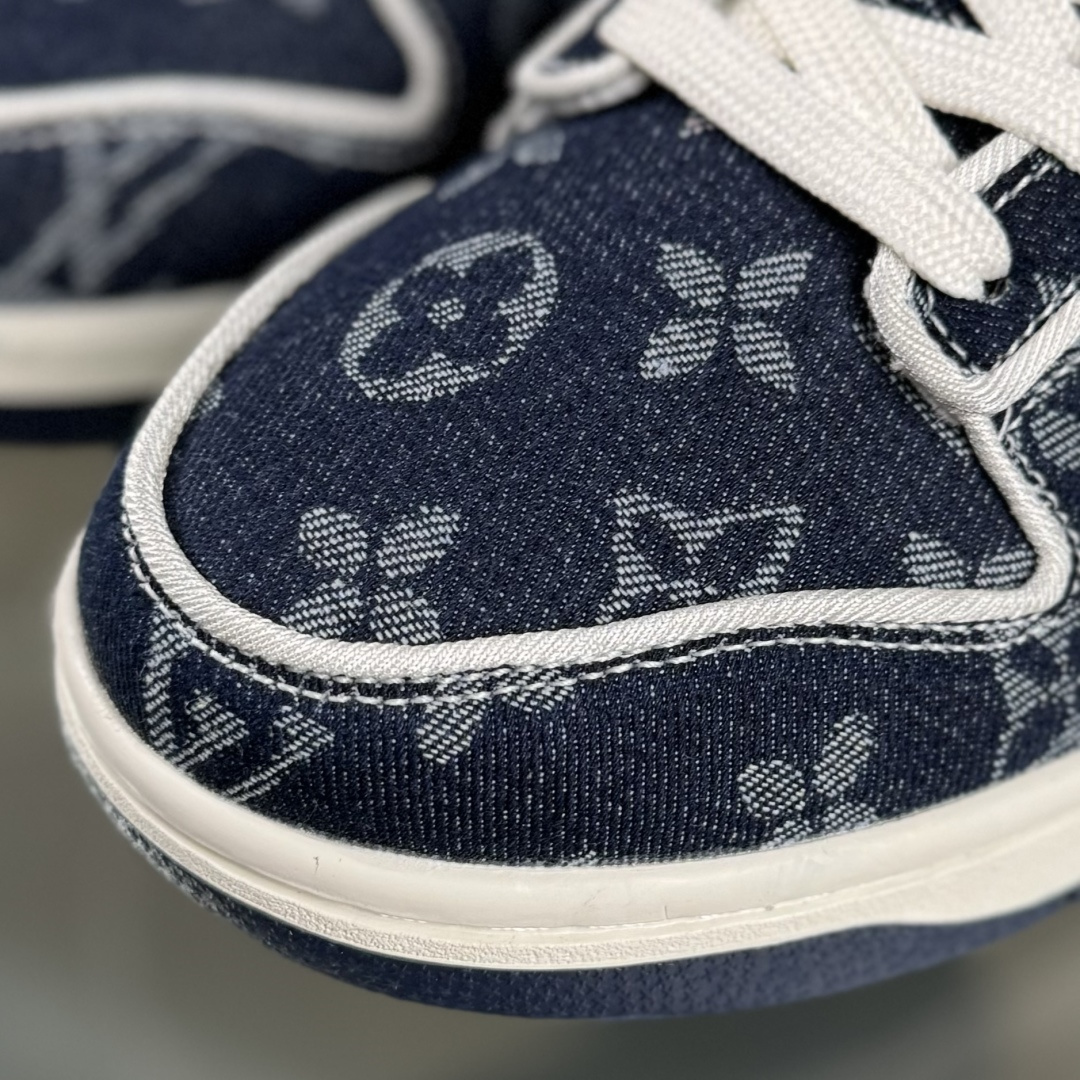 Nike SB Dunk Low LV联名 深蓝牛仔 高端定制 低帮休闲板鞋 SC0601-469