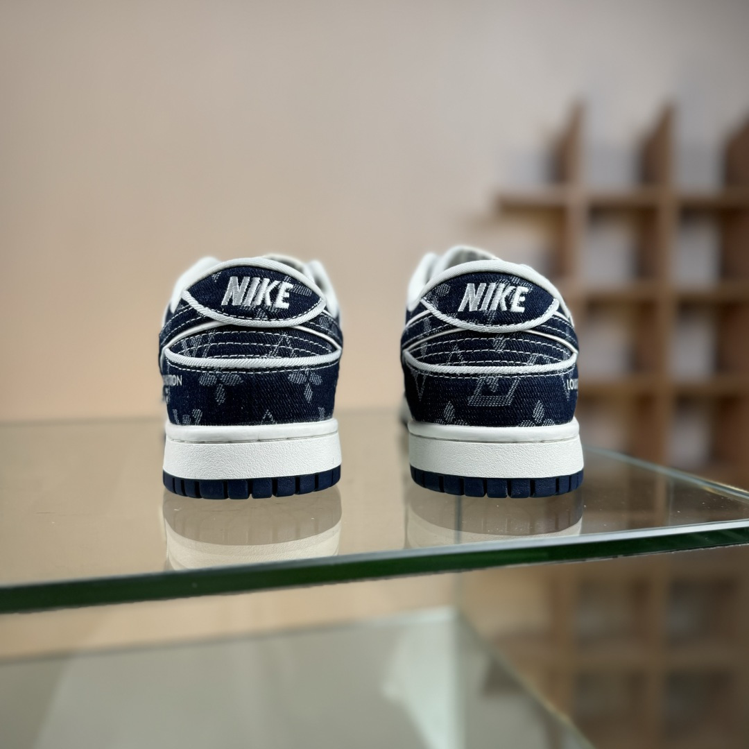 Nike SB Dunk Low LV联名 深蓝牛仔 高端定制 低帮休闲板鞋 SC0601-469