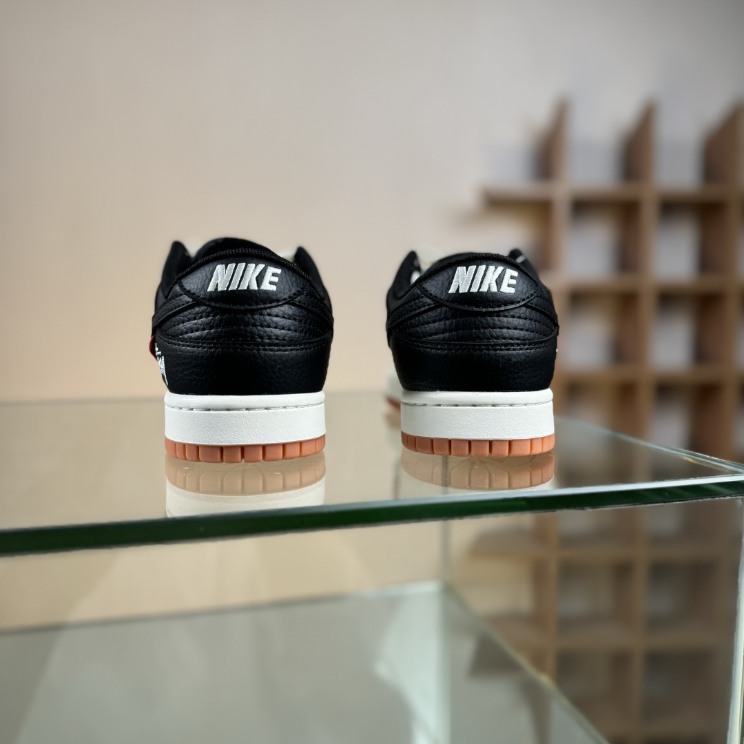 Nike SB Dunk Low x Stussy 白灰黑小勾 QW5836-032