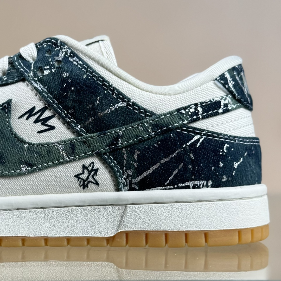 Nike SB Dunk Low 军绿织布 高端定制 低帮休闲板鞋 SC0601-464