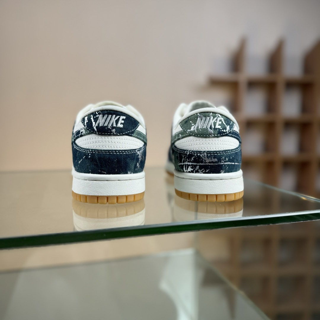 Nike SB Dunk Low 军绿织布 高端定制 低帮休闲板鞋 SC0601-464