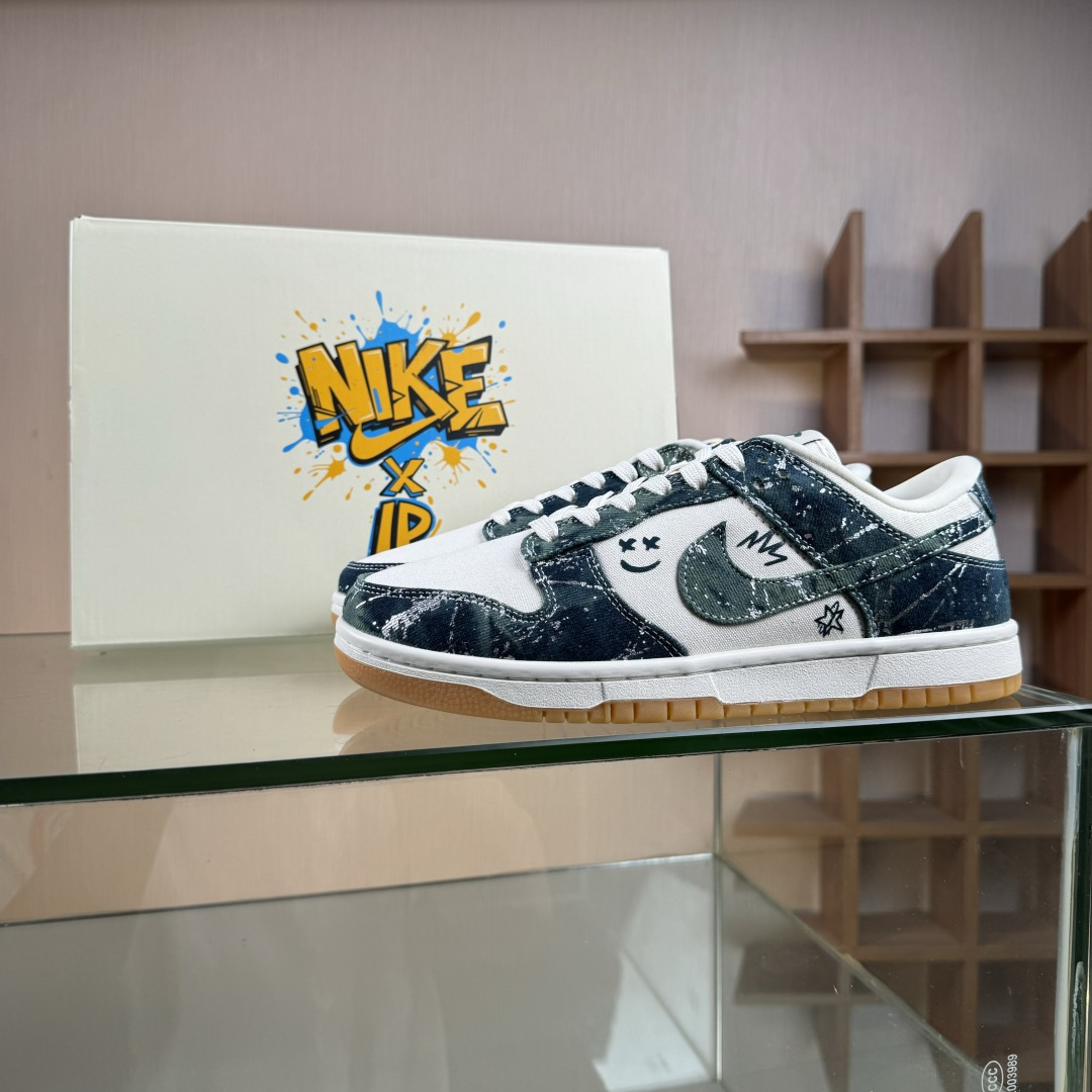 Nike SB Dunk Low 军绿织布 高端定制 低帮休闲板鞋 SC0601-464