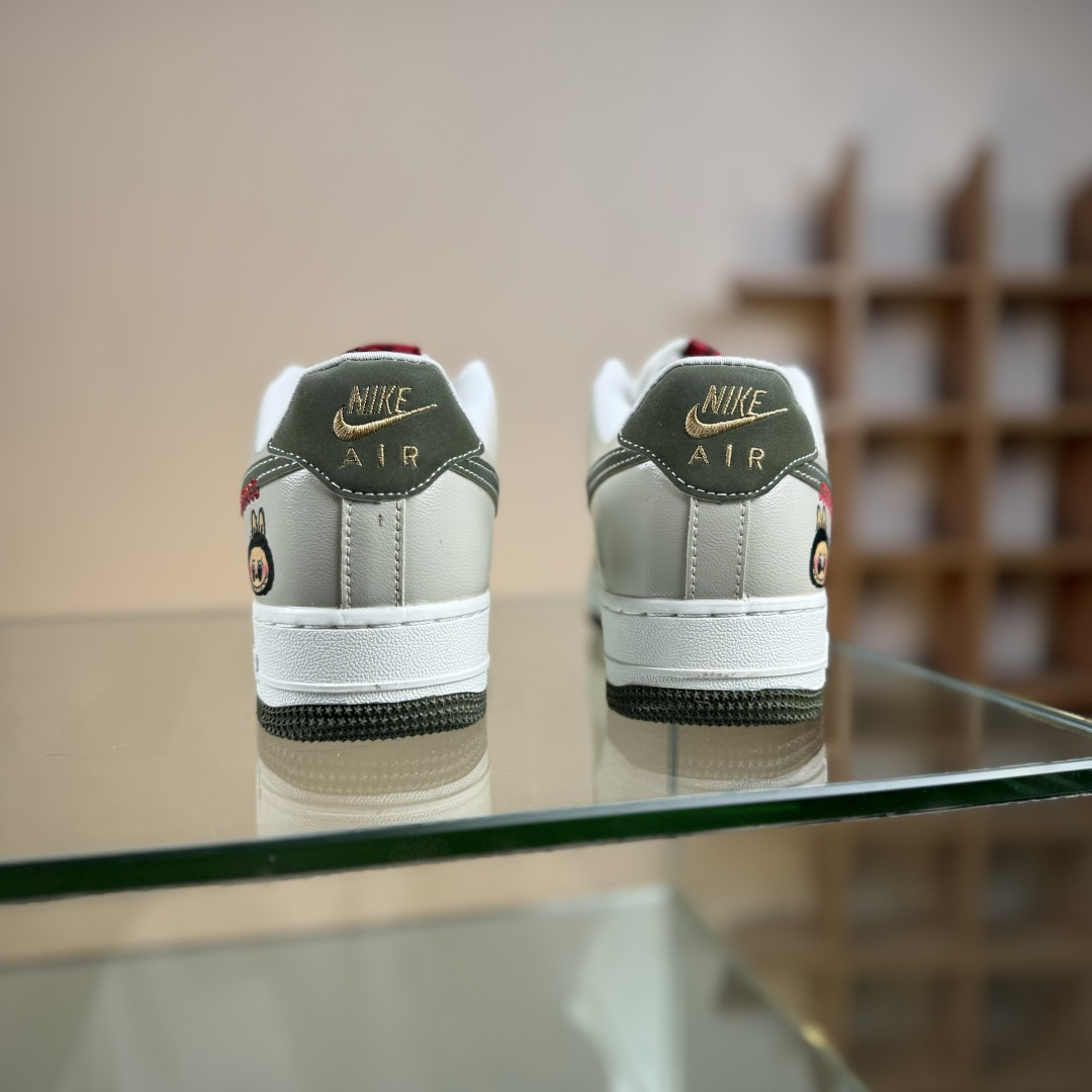 定制球鞋纯手工绘画Nike Air Force 1 空军一号 手绘 涂鸦 拉布布 潮流 耐磨 低帮 板鞋 FV5979-130