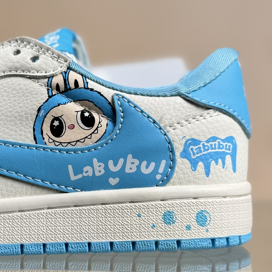 Travis Scott x Nike Air Jordan 1 Low x LABUBU Air Jordan 1 Low 反转蓝白倒钩 JW1188-165