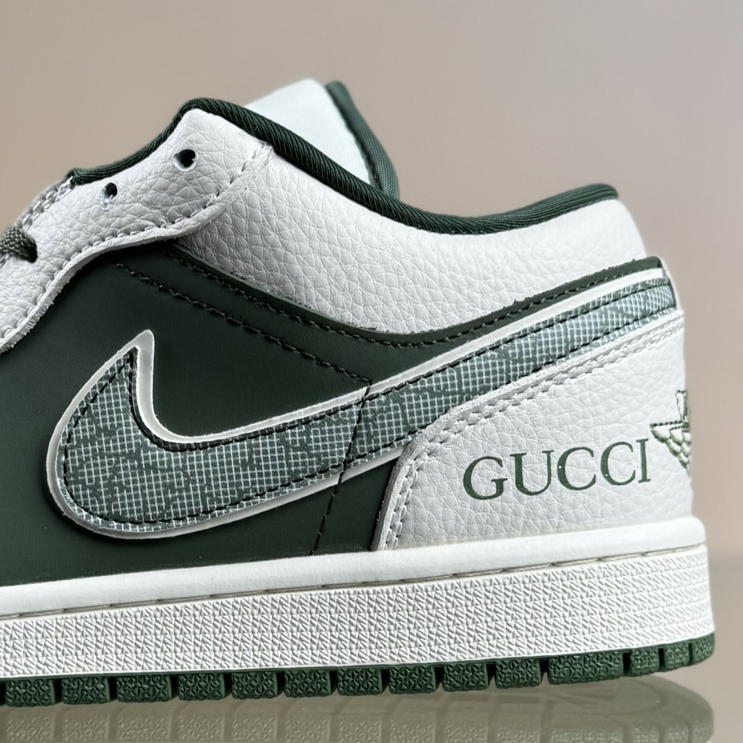 Air Jordan 1 Retro Low x GUCCI 白绿小勾 QR2025-002