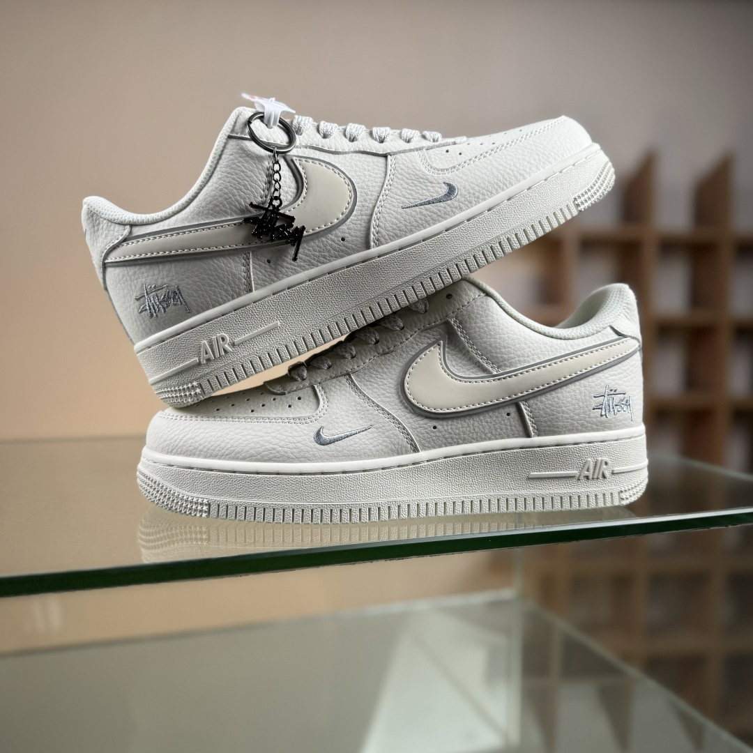 Nike Air Force 1'07 Low 斯图西联名 百搭米色 空军一号低帮休闲板鞋 CS5288-034