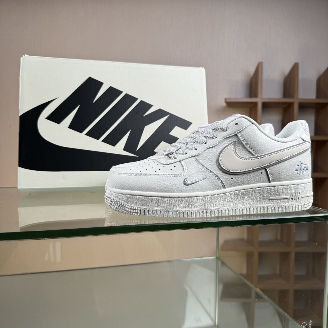 Nike Air Force 1'07 Low 斯图西联名 百搭米色 空军一号低帮休闲板鞋 CS5288-034