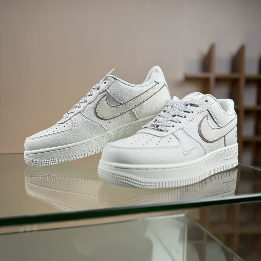 Nike Air Force 1'07 Low 斯图西联名 百搭米色 空军一号低帮休闲板鞋 CS5288-034