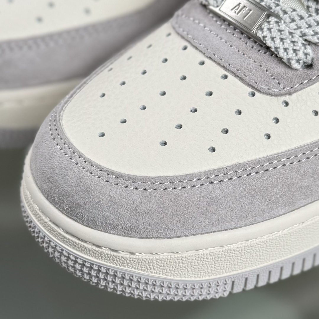 Nike Air Force 1'07 Low LV联名 猪八米灰黑 空军一号低帮休闲板鞋 MZ9588-810