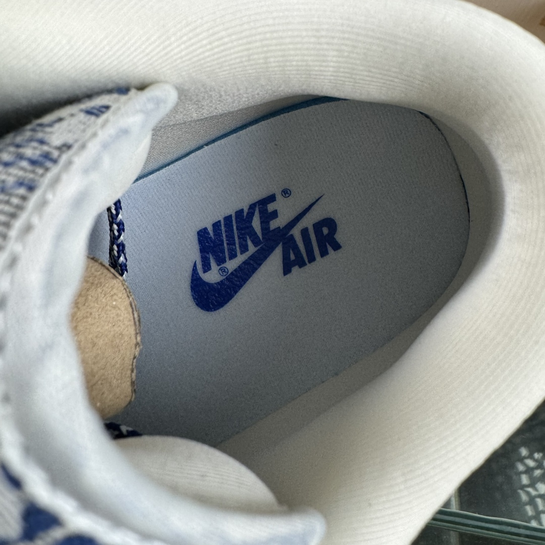 Air Jordan 1 Low AJ1 乔1 “LV路易威登联名---白蓝帆布印花”高端定制 低帮复古篮球鞋 QG1988-009