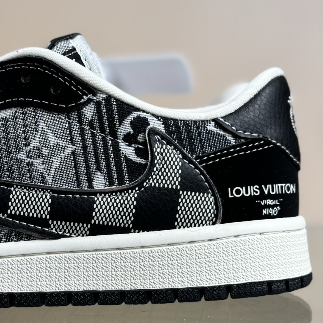 Nike Air Jordan 1 x Travis Scott AJ1倒勾 乔一倒钩 ‘DIY’定制 耐克 低帮文化篮球鞋 XS2025-063