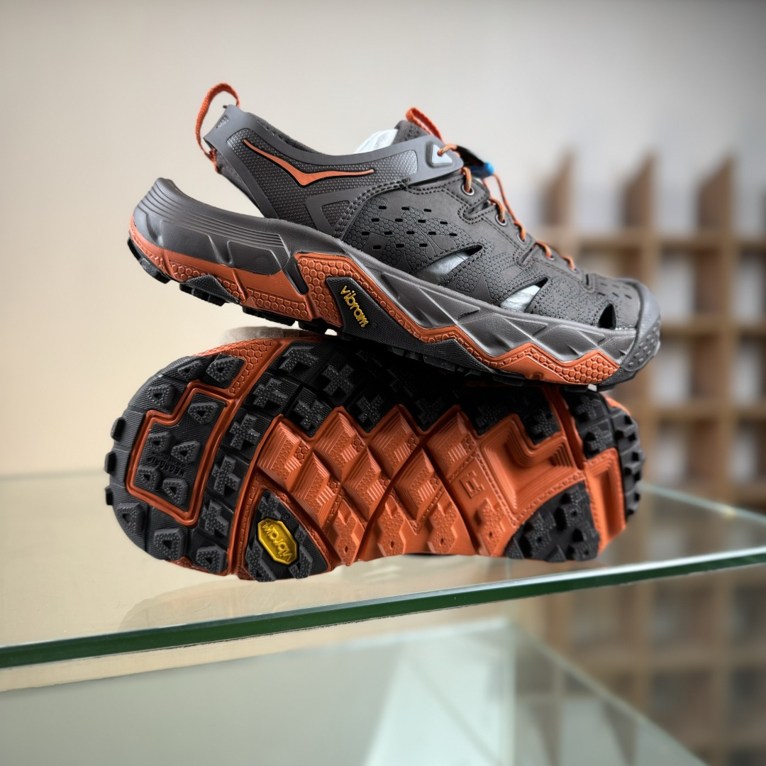HOKA ONE ONE VIBRAM TOR TRAFA 舒适 防滑透气 户外机能山地溯溪鞋 1016311/BROG