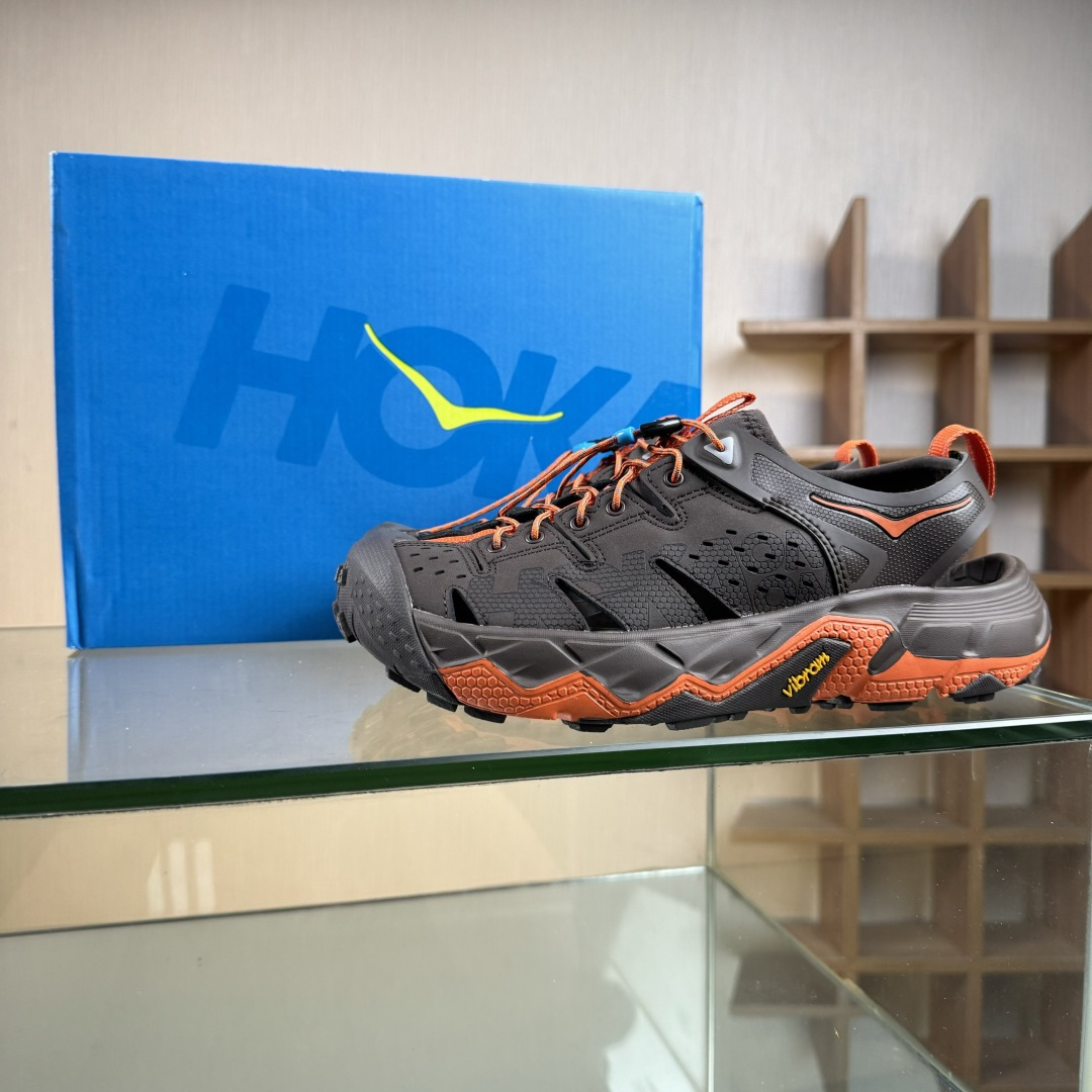HOKA ONE ONE VIBRAM TOR TRAFA 舒适 防滑透气 户外机能山地溯溪鞋 1016311/BROG