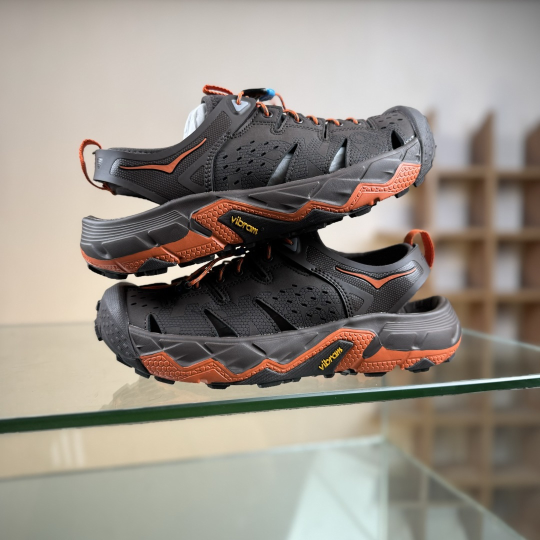 HOKA ONE ONE VIBRAM TOR TRAFA 舒适 防滑透气 户外机能山地溯溪鞋 1016311/BROG