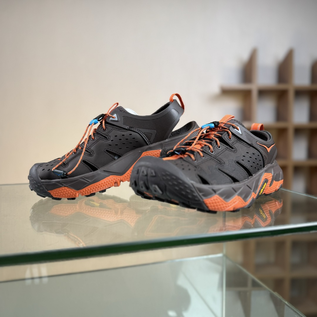 HOKA ONE ONE VIBRAM TOR TRAFA 舒适 防滑透气 户外机能山地溯溪鞋 1016311/BROG