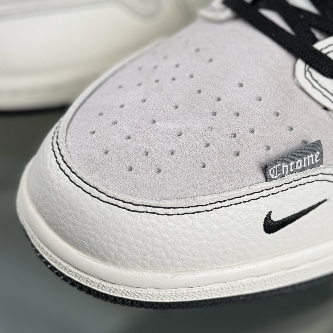 Air Jordan 1 Retro Low 十字架 白灰小勾 QR2025-004