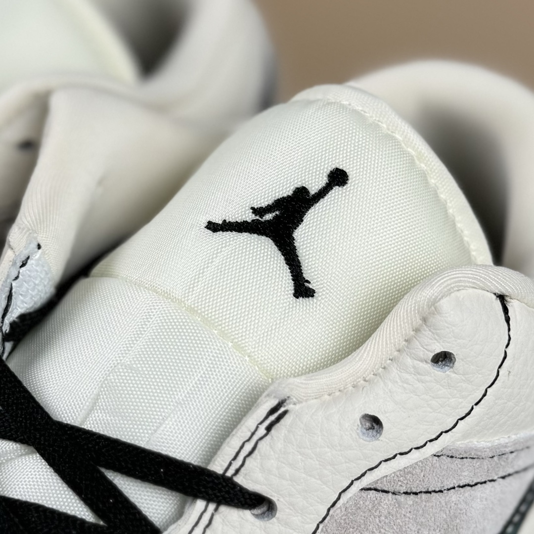 Air Jordan 1 Retro Low 十字架 白灰小勾 QR2025-004