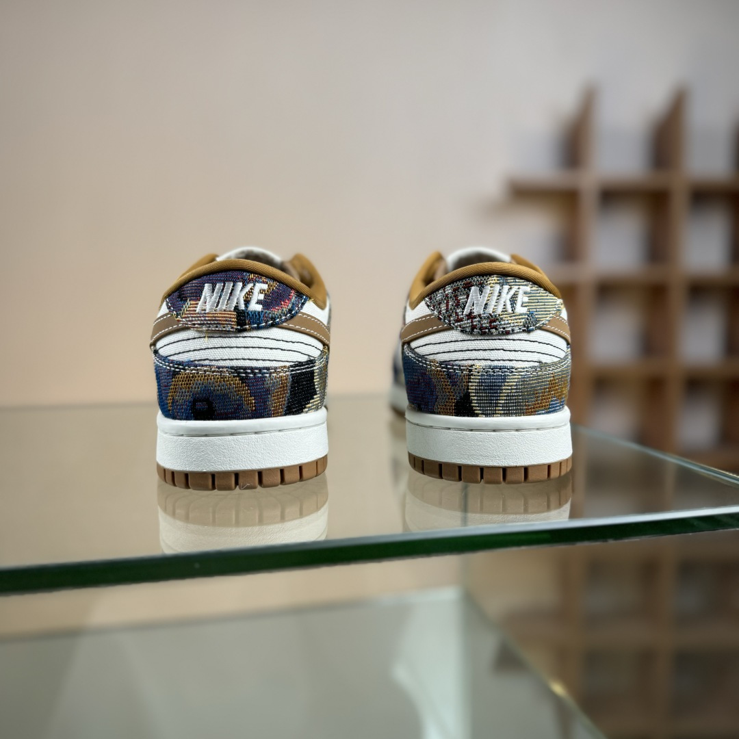 Nike SB Dunk Low 复古织布小熊 高端定制 低帮休闲板鞋 SC0601-459