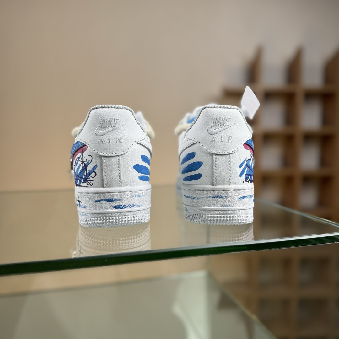 Nike Air Force 1'07 Low ”Libra” 手绘涂鸦十二星座系列 天秤座 空军一号低帮休闲板鞋