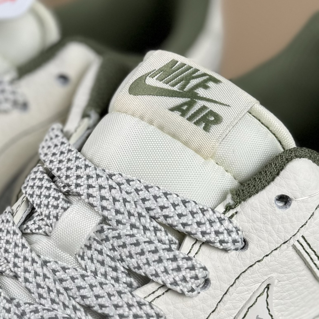 Nike Air Force 1'07 Low 巴宝莉联名 米军绿电绣 空军一号低帮休闲板鞋 JP8028-003