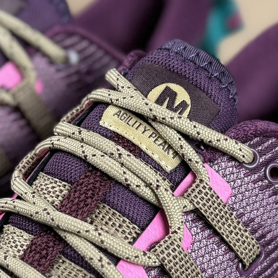 WILD THINGS × MERRELL迈乐 AGILITY PEAK 4 简约舒适蜂鸟户外越野跑步鞋 J068323