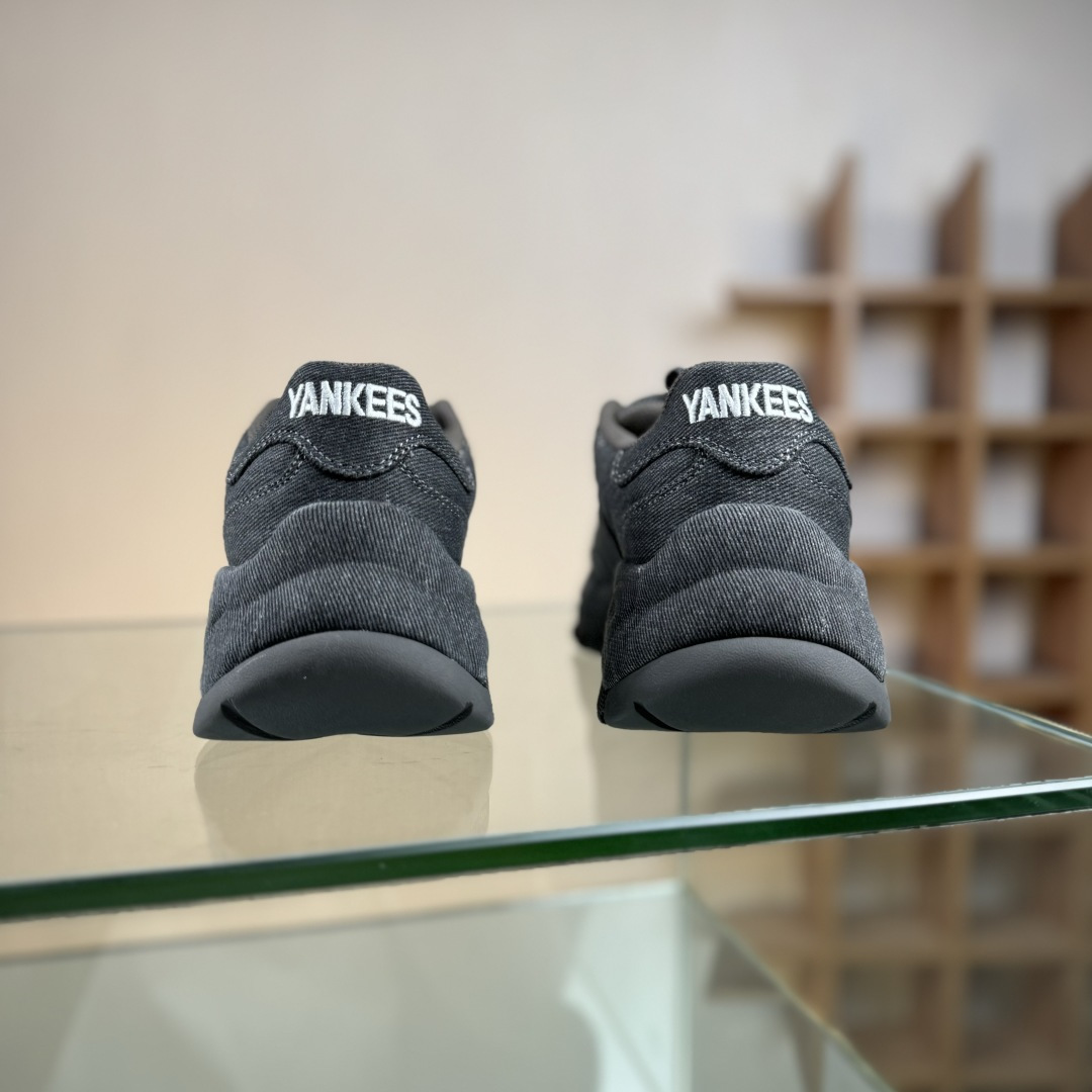 MLB BIGBALL CHUNKY VINTAGE CURSIVE 潮流百搭 厚底增高 牛仔舒适休闲鞋 防滑耐磨 低帮 老爹鞋 3ASHA025N