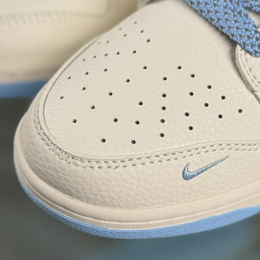 Nike SB Dunk Low LV联名 米白冰蓝印花 周年高端定制 低帮休闲板鞋 JP1628-015