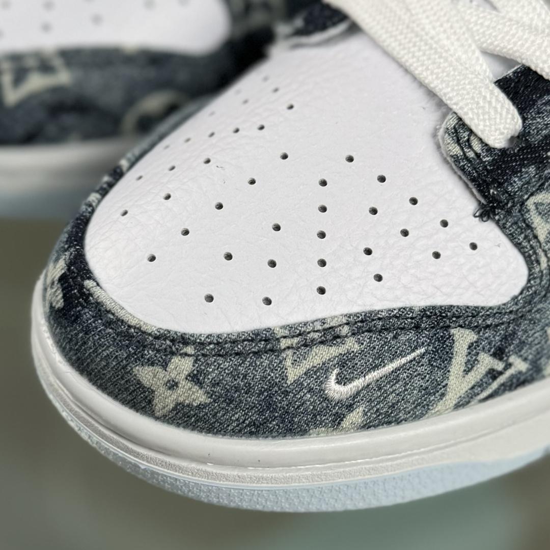 Nike SB Dunk Low LV联名 扎染牛仔 周年高端定制 低帮休闲板鞋 SC0601-475