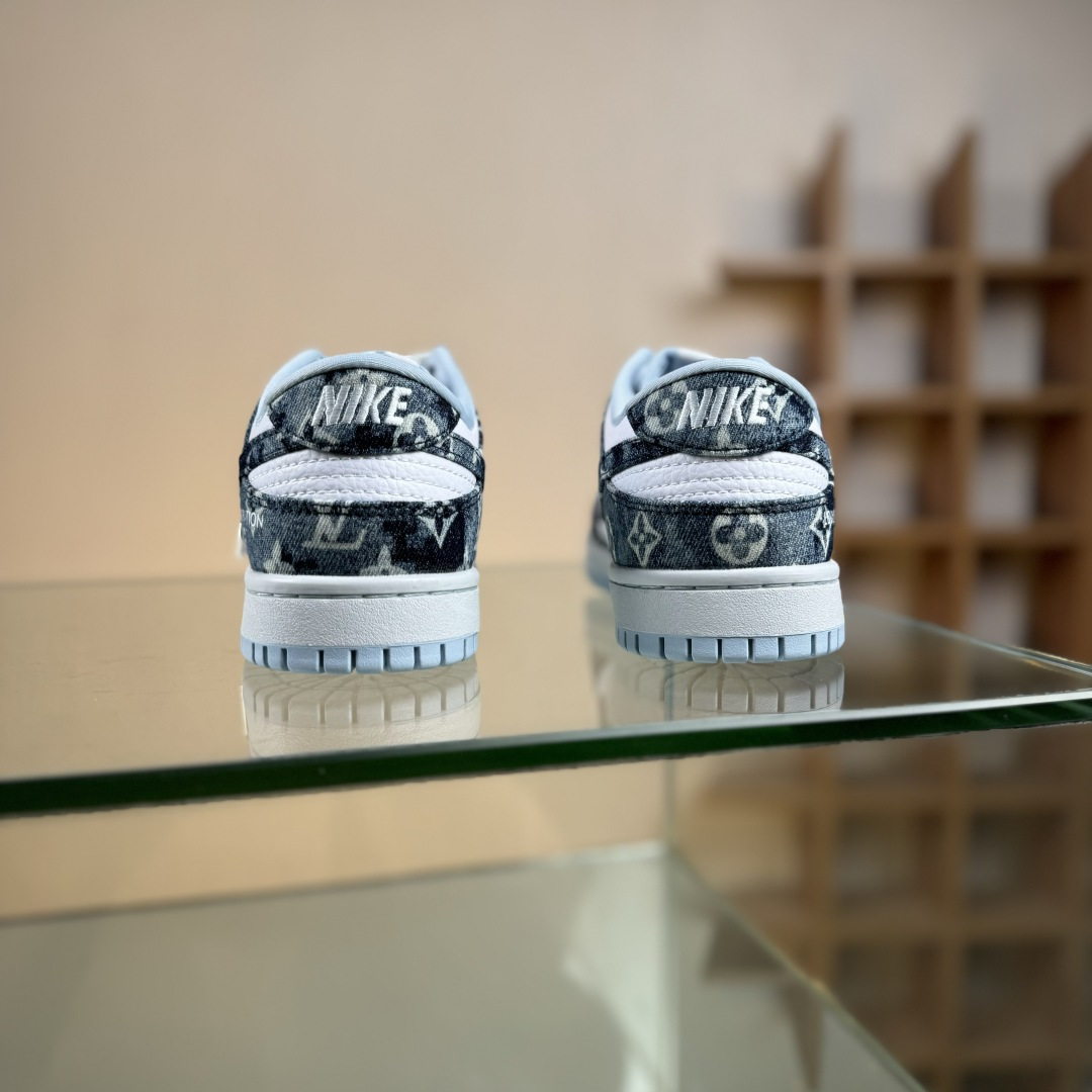 Nike SB Dunk Low LV联名 扎染牛仔 周年高端定制 低帮休闲板鞋 SC0601-475
