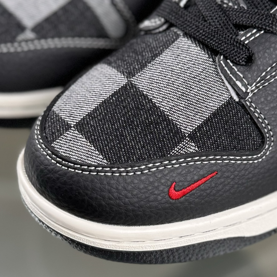 Nike SB Dunk Low Sup联名 黑灰格调 高端定制 低帮休闲板鞋 SC0601-462