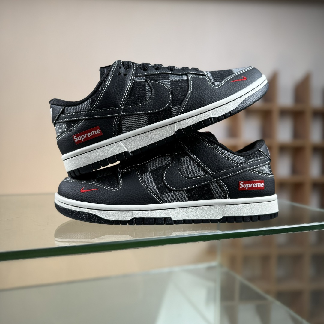 Nike SB Dunk Low Sup联名 黑灰格调 高端定制 低帮休闲板鞋 SC0601-462