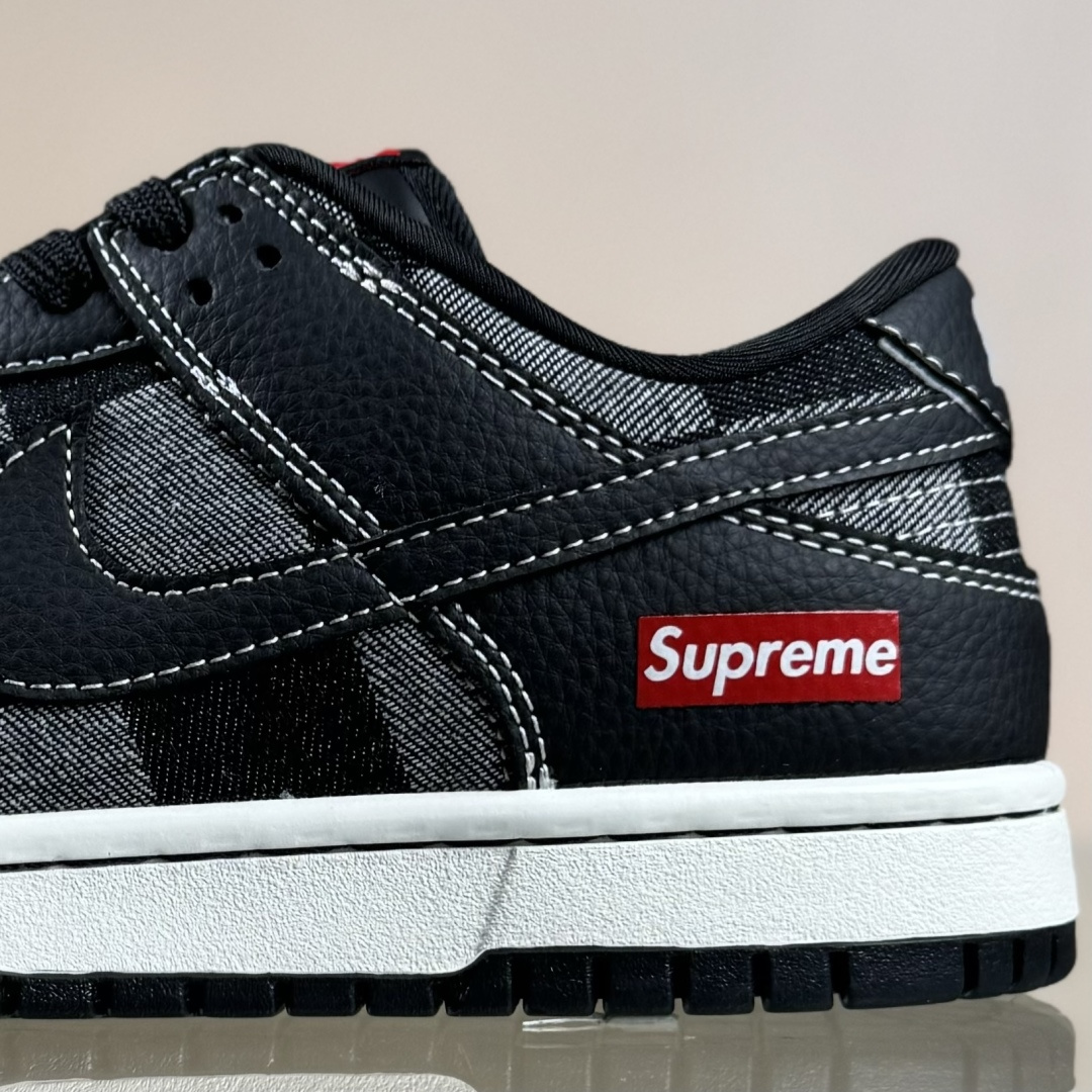 Nike SB Dunk Low Sup联名 黑灰格调 高端定制 低帮休闲板鞋 SC0601-462