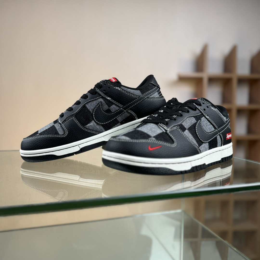 Nike SB Dunk Low Sup联名 黑灰格调 高端定制 低帮休闲板鞋 SC0601-462