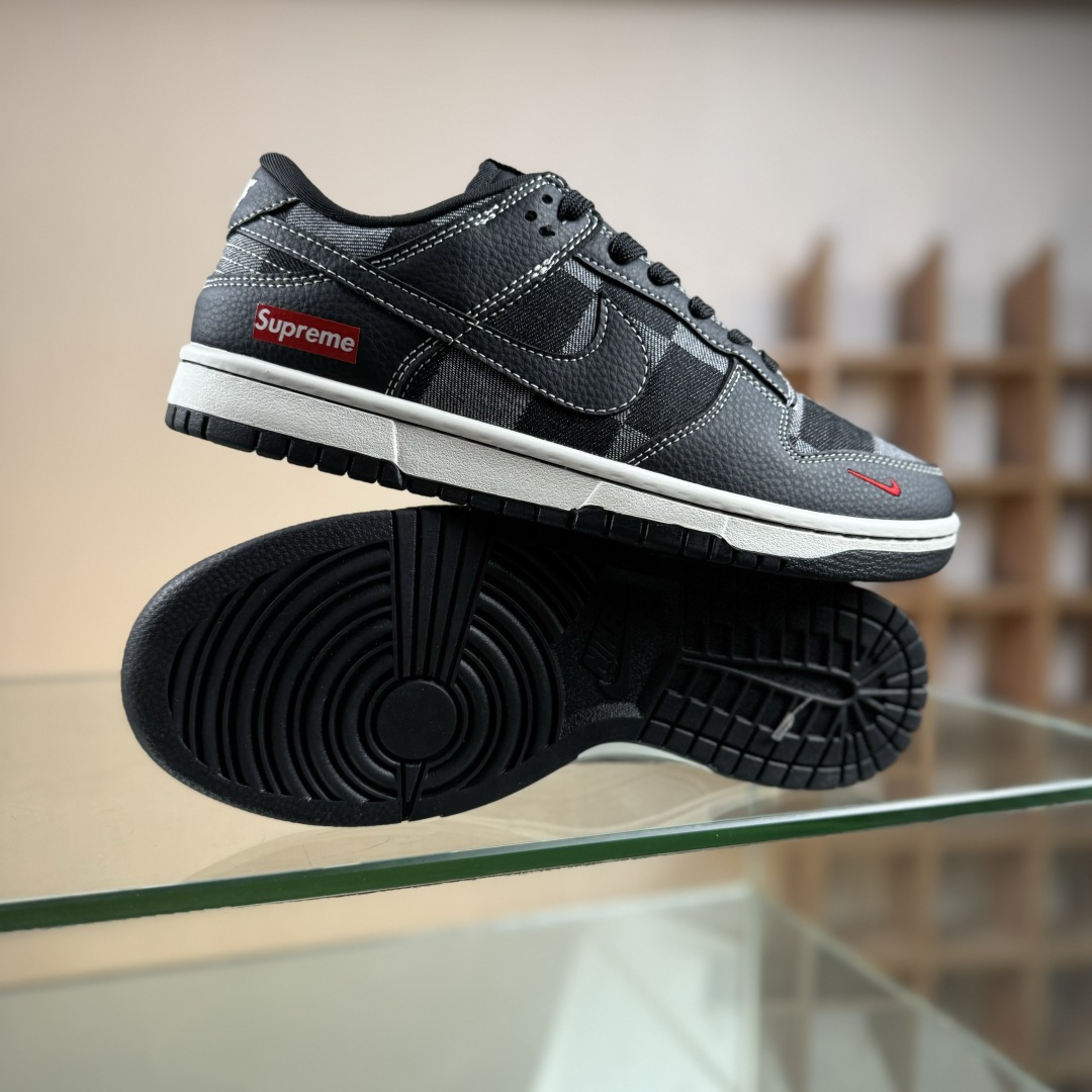 Nike SB Dunk Low Sup联名 黑灰格调 高端定制 低帮休闲板鞋 SC0601-462