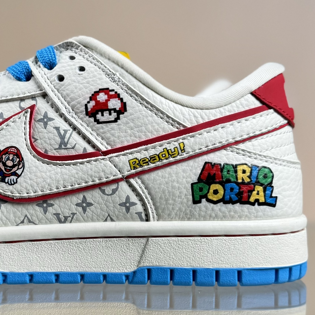 Nike SB Dunk Low 马里奥 三方联名 高端定制 低帮休闲板鞋 SC0601-472