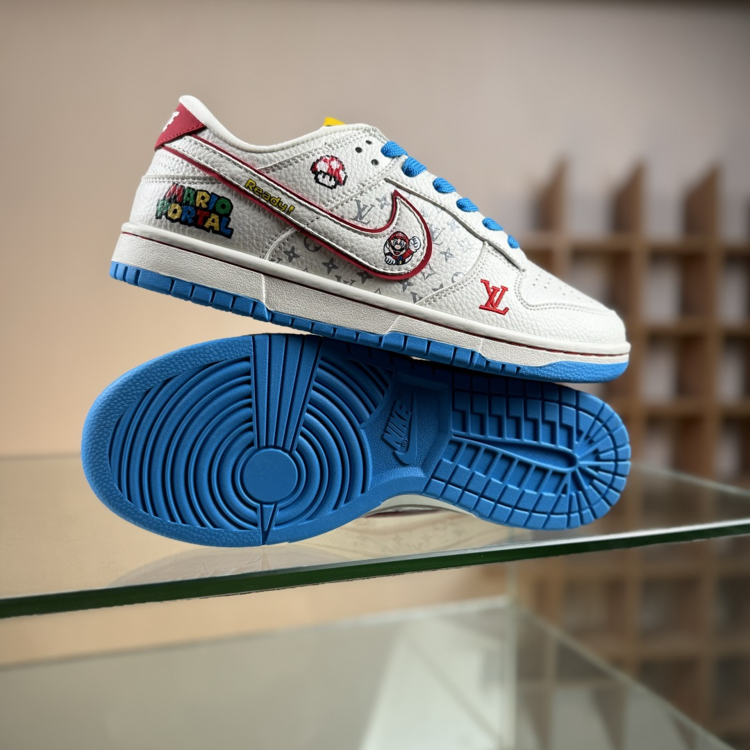Nike SB Dunk Low 马里奥 三方联名 高端定制 低帮休闲板鞋 SC0601-472