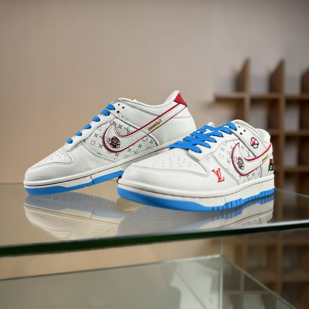 Nike SB Dunk Low 马里奥 三方联名 高端定制 低帮休闲板鞋 SC0601-472