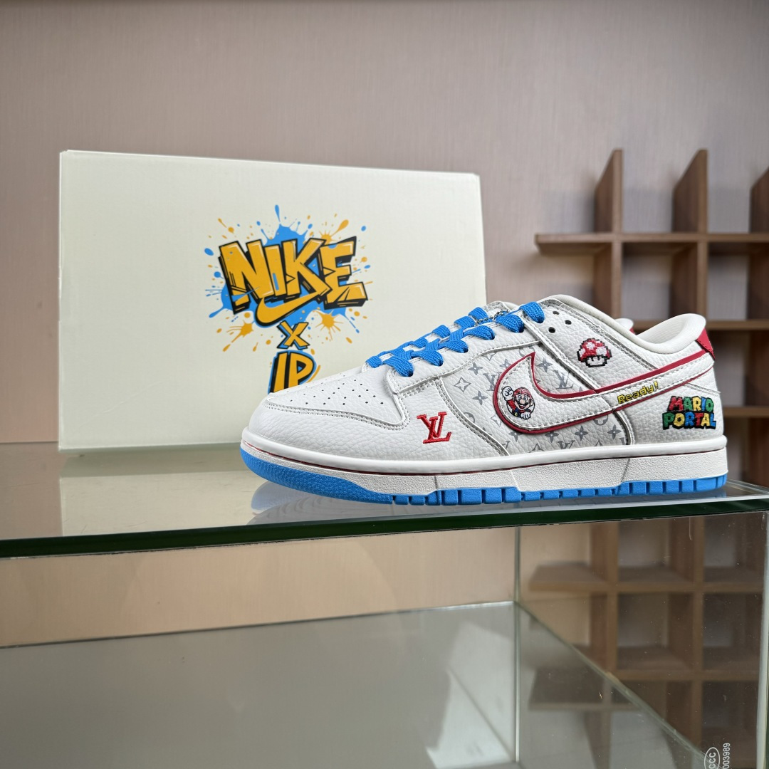 Nike SB Dunk Low 马里奥 三方联名 高端定制 低帮休闲板鞋 SC0601-472