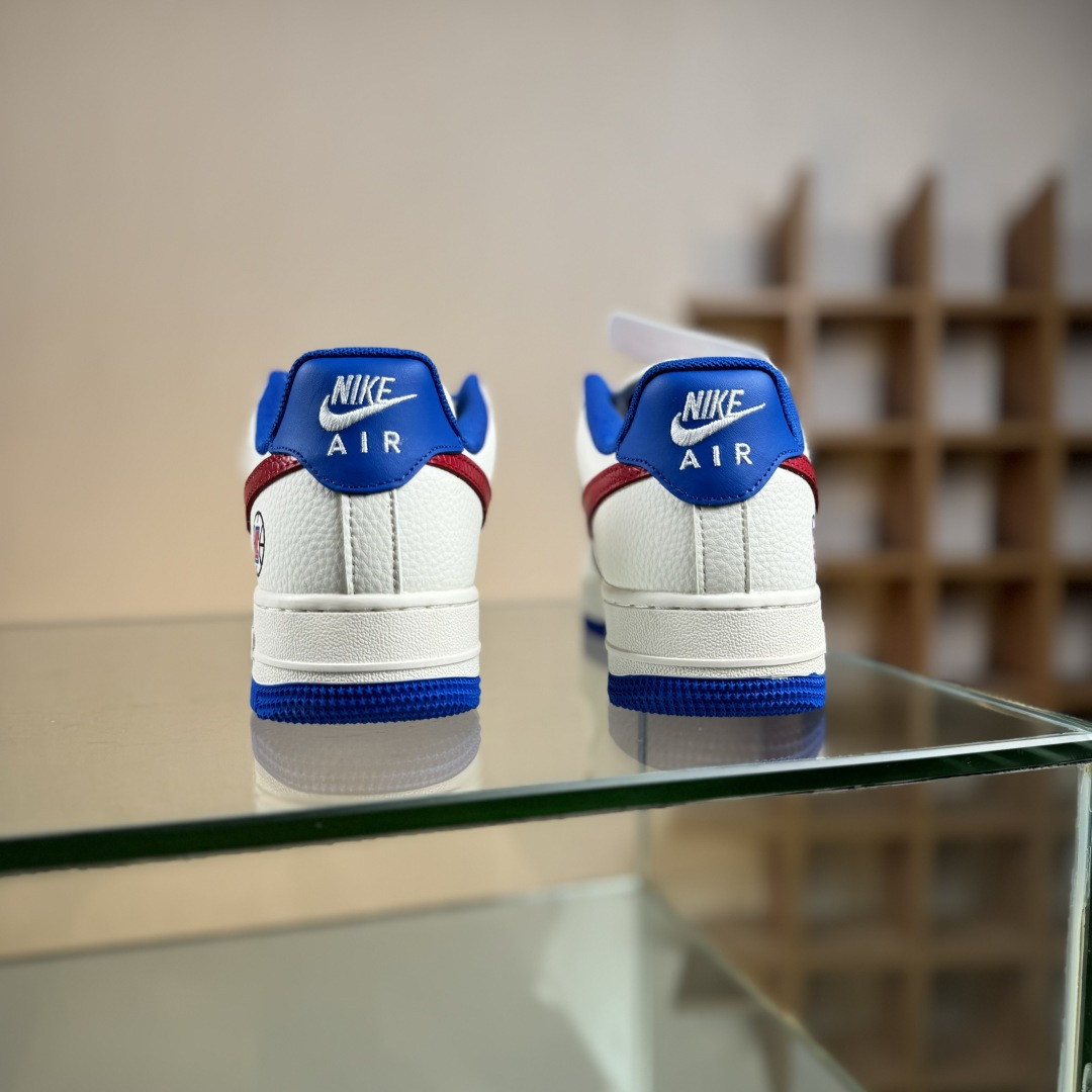 Nike Air Force 1'07 Low NBA联名 快船米蓝红 空军一号低帮休闲板鞋 QW5606-274