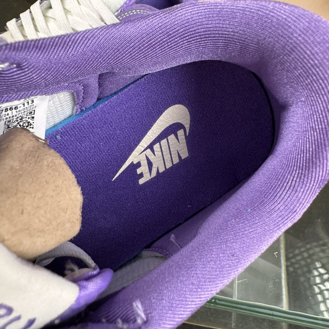 Travis Scott x Nike Air Jordan 1 Low x LABUBU Air Jordan 1 Low 反转紫白倒钩 DD7866-113