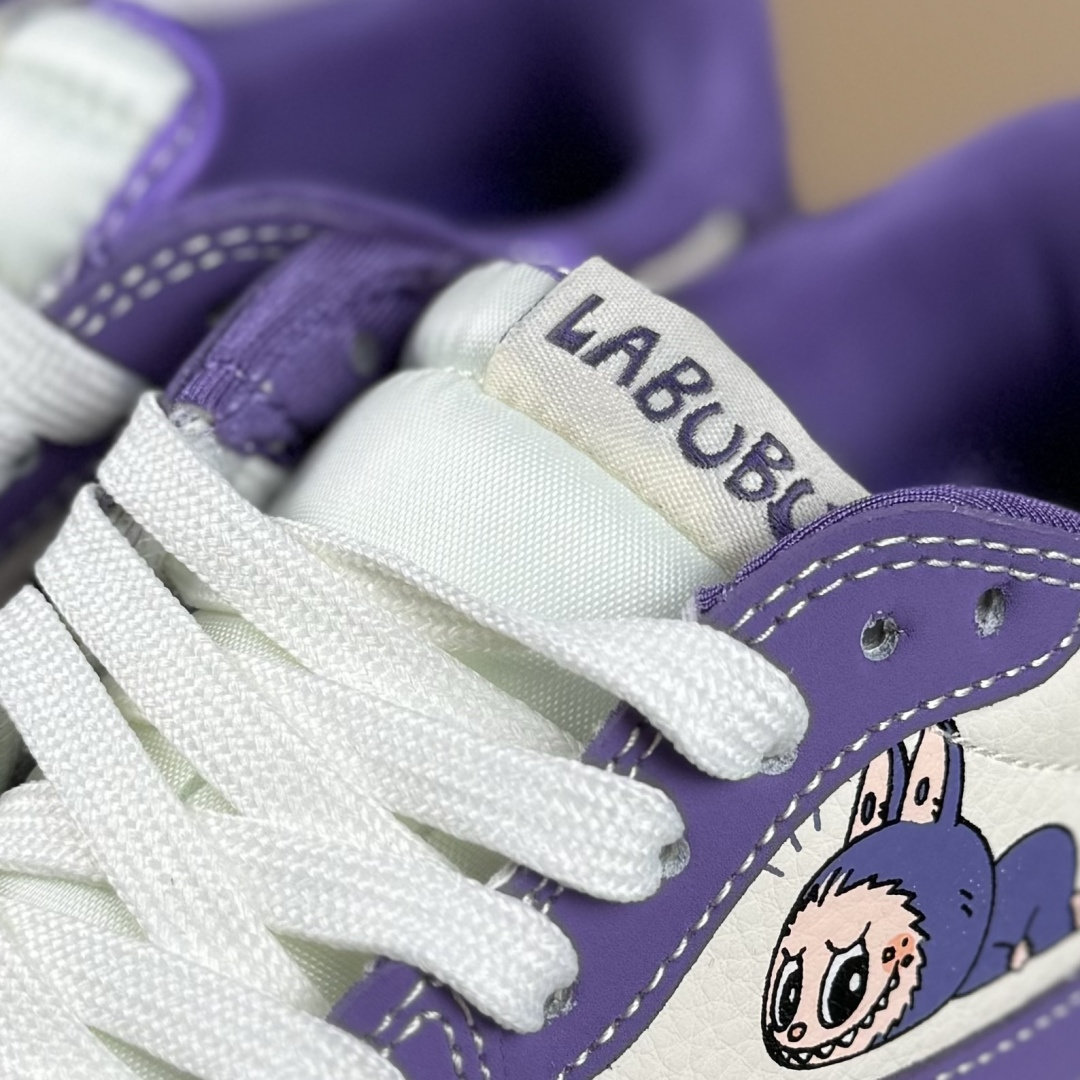 Travis Scott x Nike Air Jordan 1 Low x LABUBU Air Jordan 1 Low 反转紫白倒钩 DD7866-113